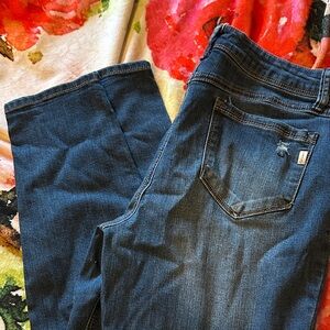1822 Adrianna Dark Blue Denim Jeans